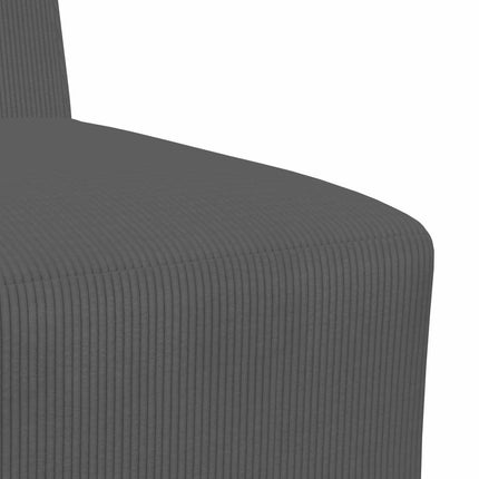 | Modulsofa utan armstöd | Mörkgrå 55 x 74 x 82 cm Kordread tyg