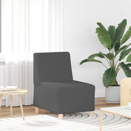 | Modulsofa utan armstöd | Mörkgrå 55 x 74 x 82 cm Kordread tyg
