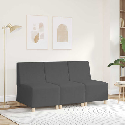 | Modulsofa utan armstöd | Mörkgrå 55 x 74 x 82 cm Kordread tyg