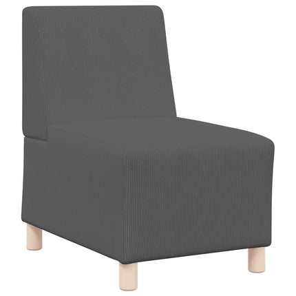 | Modulsofa utan armstöd | Mörkgrå 55 x 74 x 82 cm Kordread tyg