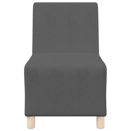 | Modulsofa utan armstöd | Mörkgrå 55 x 74 x 82 cm Kordread tyg
