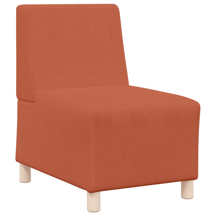 Modulsofa utan armstöd Orange 55 x 74 x 82 cm Kordread tyg