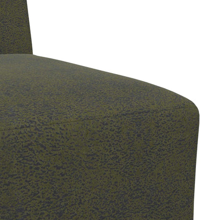 Modulsofa utan armstöd Armégrön 55 x 74 x 82 cm Faux Mockaläder