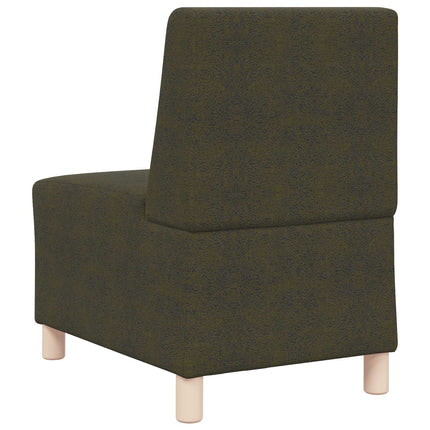Modulsofa utan armstöd Armégrön 55 x 74 x 82 cm Faux Mockaläder