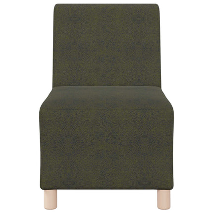 Modulsofa utan armstöd Armégrön 55 x 74 x 82 cm Faux Mockaläder