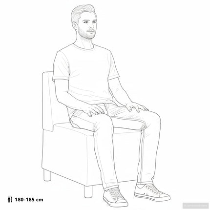 Modulsofa utan armstöd Armégrön 55 x 74 x 82 cm Faux Mockaläder