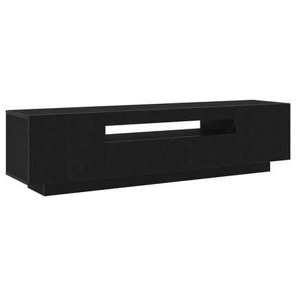 TV-skåp Svart 160 x 35 x 40 cm Konstruerat trä