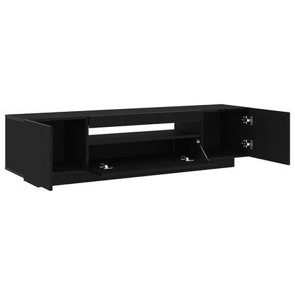 TV-skåp Svart 160 x 35 x 40 cm Konstruerat trä