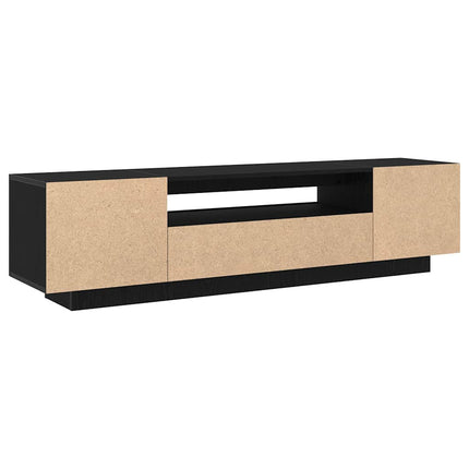TV-skåp Svart 160 x 35 x 40 cm Konstruerat trä
