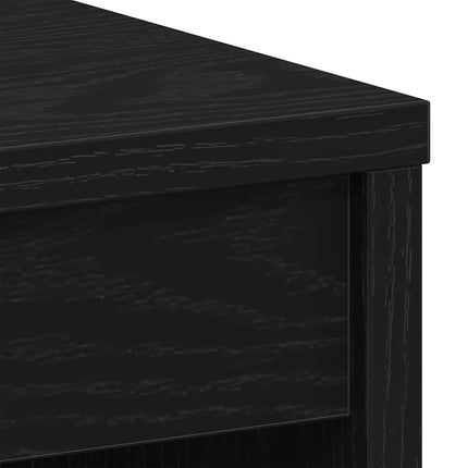 Skrivbord svart ek 90x40x72 cm konstruerat trä