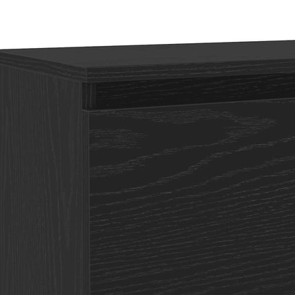 Tv-Bänk Med Led-Lampor Konstruerat Trä