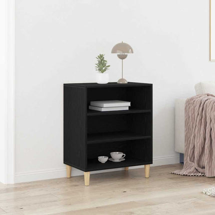 Sideboard Svart Ek 57 x 35 x 70 cm Konstruerat trä