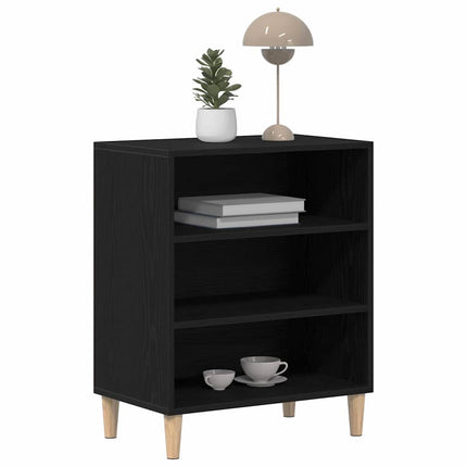 Sideboard Svart Ek 57 x 35 x 70 cm Konstruerat trä