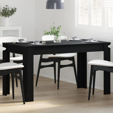 Matbord Svart ek 140 x 74,5 x 76 cm Konstruerat trä
