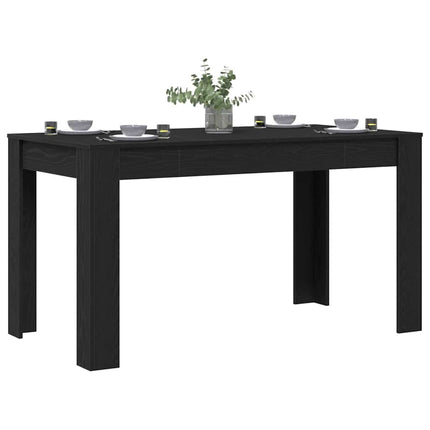 Matbord Svart ek 140 x 74,5 x 76 cm Konstruerat trä