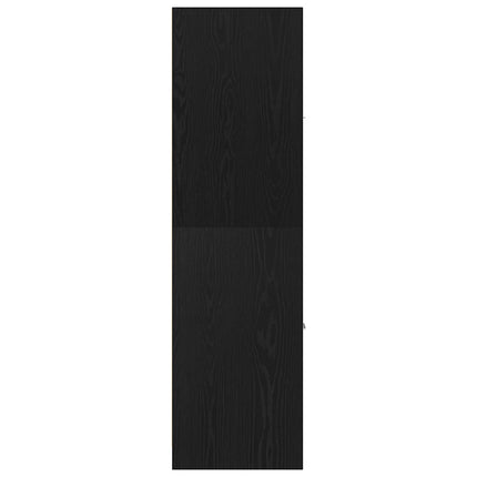 Apoteksskåp svart ek 30x41x144,5 cm konstruerat trä