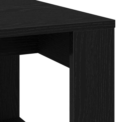Kaffeebord Svart Ek 102 x 50 x 35 cm Konstruerat trä