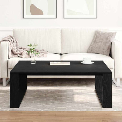 Kaffeebord Svart Ek 100 x 100 x 35 cm Konstruerat trä