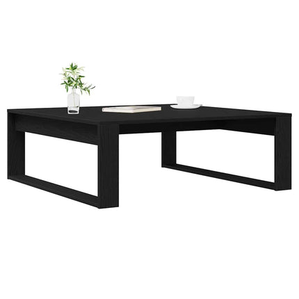 Kaffeebord Svart Ek 100 x 100 x 35 cm Konstruerat trä
