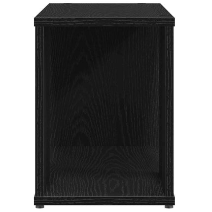 TV-bänk svart ek 60x24x32 cm konstruerat trä