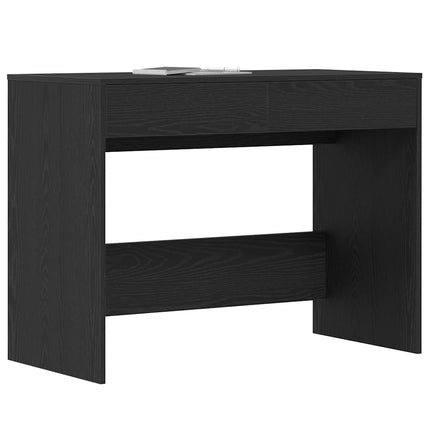 Skrivbord svart ek 101x50x76,5 cm konstruerat trä
