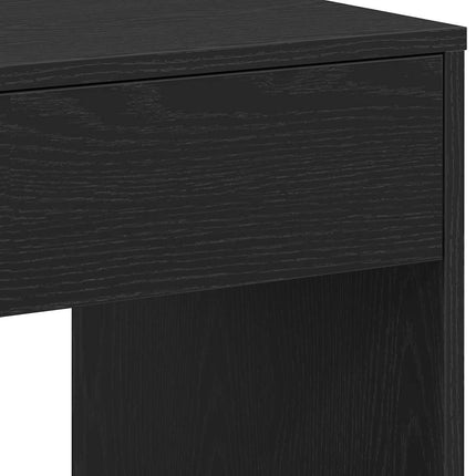 Skrivbord svart ek 101x50x76,5 cm konstruerat trä