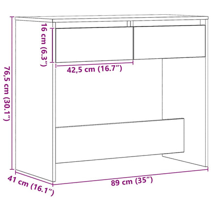Avlastningsbord 89X41X76,5 Cm Konstruerat Trä