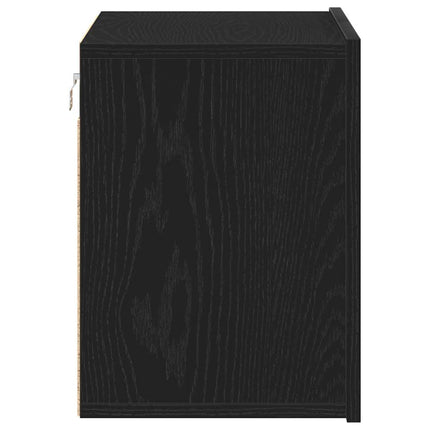 TV-skåp svart ek 60x30x41 cm konstruerat trä