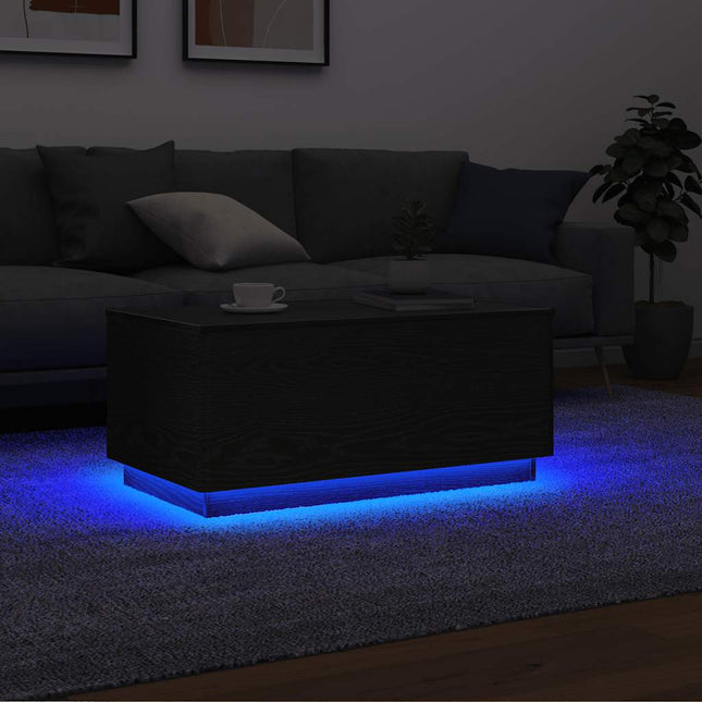 Soffbord Med Led 90X49X40 Cm