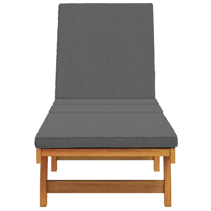 Solstol Reclining Brun 199 x 63 x 85 cm Massivt Akaciaträ