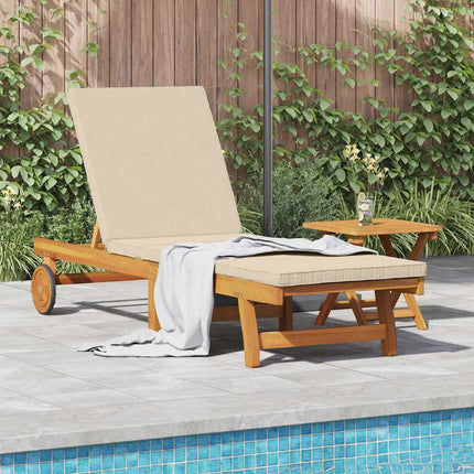 Solstol Reclining Brun 199 x 63 x 85 cm Massivt Akaciaträ
