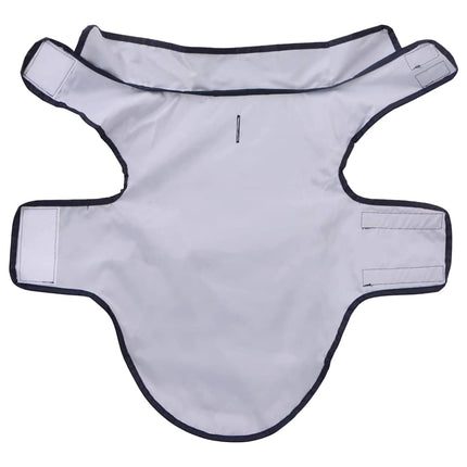 Regnrock för hundar med reflexer polyester marinblå XXS