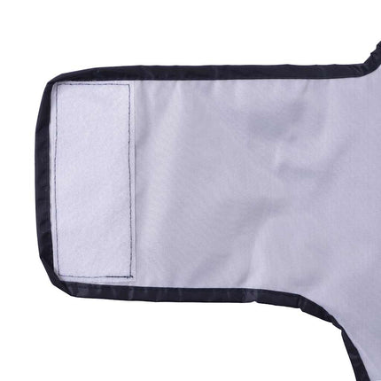 Regnrock för hundar med reflexer polyester marinblå XXS