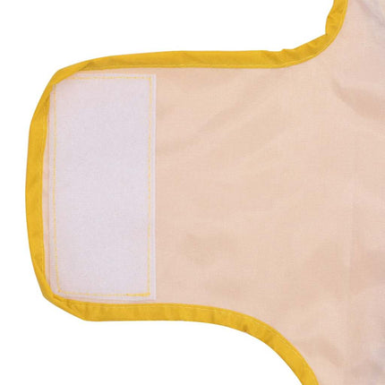 Regnrock för hundar med reflekterande remsor polyester gul xs