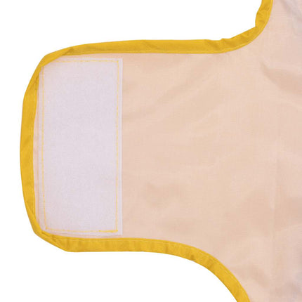 Regnrock för hundar med reflekterande remsor polyester gul s