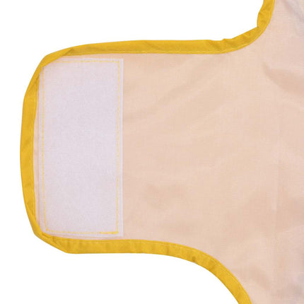 Regnrock för hundar med reflexer polyester gul m