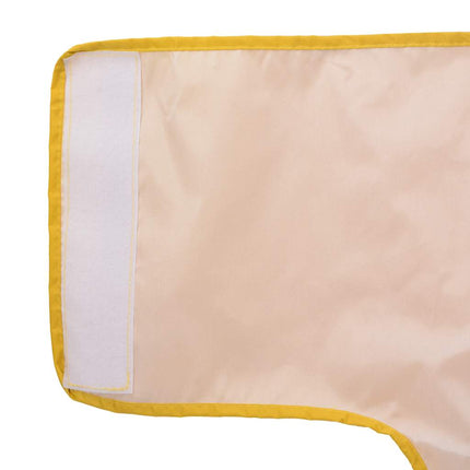Regnrock för hundar med reflexer polyester gul 2XL
