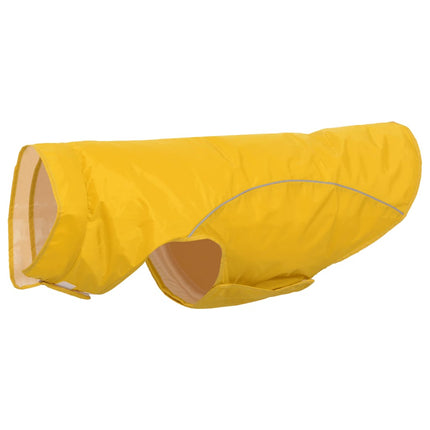 Regnrock för hundar med reflexer polyester gul 4XL