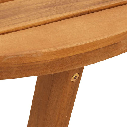 Matbord för trädgården ovalt 200x90x75 cm massivt trä akacia