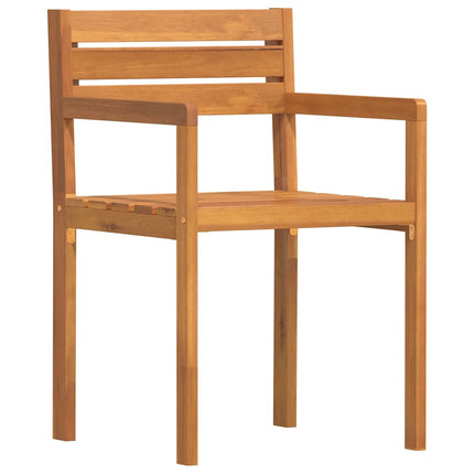 Trädgårdsstolar 2 st 50x53x80 cm massivt trä akacia