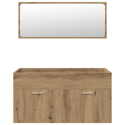 Badrumsmöbler set 4 delar artisan ek konstruerat trä