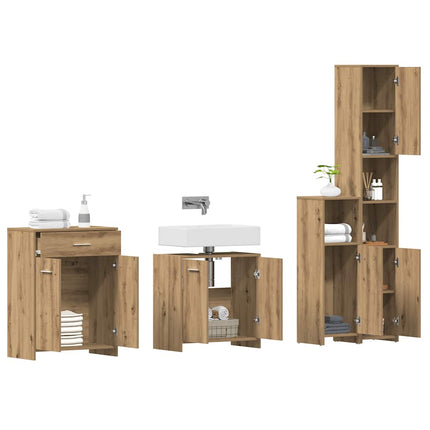 Badrumsmöbler set 4 delar artisan ek konstruerat trä
