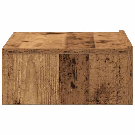 Sängskåp gammalt trä 60x35 cm konstruerat trä