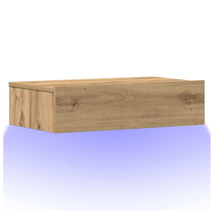 Sängbord artisan ek 60x35 cm konstruerat trä