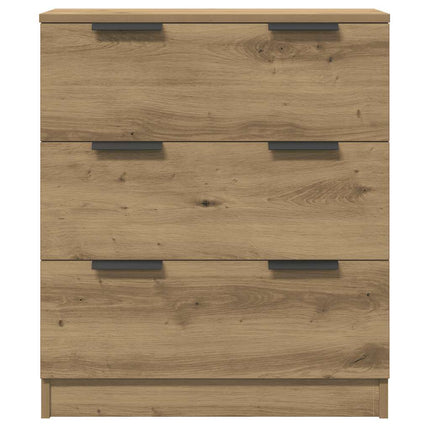 Skänkar 3 delar ek 60x30x70 cm konstruerat trä