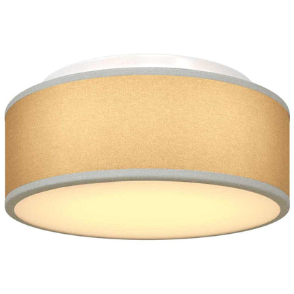 Taklampa med strålkastare Grå 30 x 30 x 13,5 cm tyg