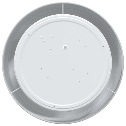 Taklampa med strålkastare Grå 30 x 30 x 13,5 cm tyg