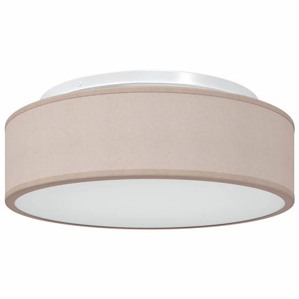 Taklampa med strålkastare Taupe 38 x 38 x 13,5 cm tyg