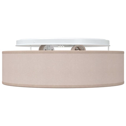 Taklampa med strålkastare Taupe 38 x 38 x 13,5 cm tyg