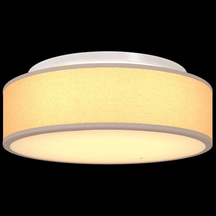 Taklampa med strålkastare Taupe 38 x 38 x 13,5 cm tyg